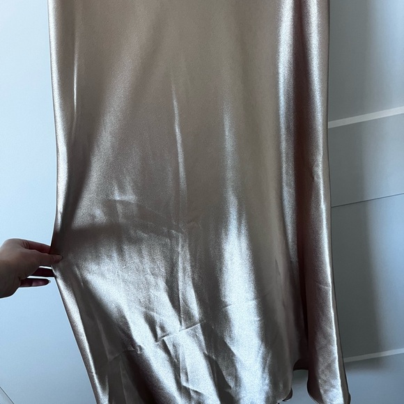 Jenny Yoo Ariana Bridesmaid Elegant Satin Evening Gown - Picture 4 of 10